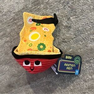 Bark Ramen Ren Dog Toy NWT